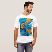 Fantasy Colors: Artistic Abstrakt Background. T-Shirt (Vorne ganz)