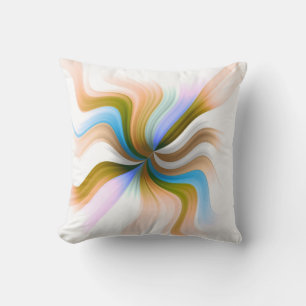 Fantasy Coloves Waves Art Design Abstrakt Kissen