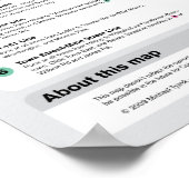 Fantasy Columbus Transitkarte Poster (Ecke)