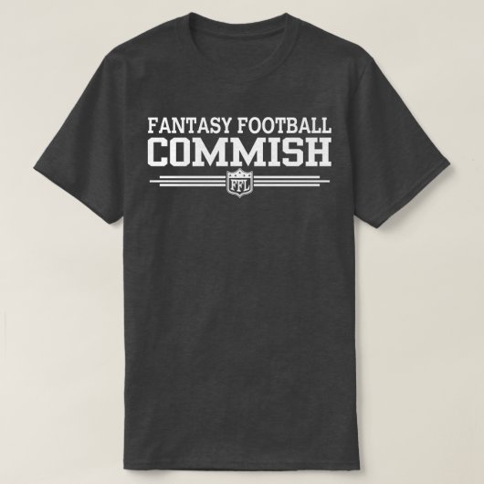 Fantasy Commisson Funny Fantasy League Commissione T-Shirt (Design vorne)