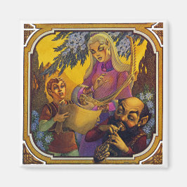 Fantasy Concert Square Magnet