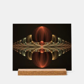 Fantasy Construction Shiny Abstrakt Fraktal Art Acrylschild (Vorderseite)