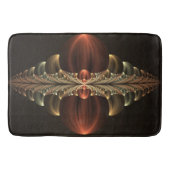 Fantasy Construction Shiny Abstrakt Fraktal Art Badematte (Vorderseite)