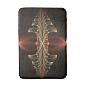 Fantasy Construction Shiny Abstrakt Fraktal Art Badematte (Vorderseite Vertikal)