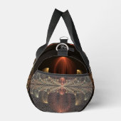 Fantasy Construction Shiny Abstrakt Fraktal Art Duffle Bag (Rechts)