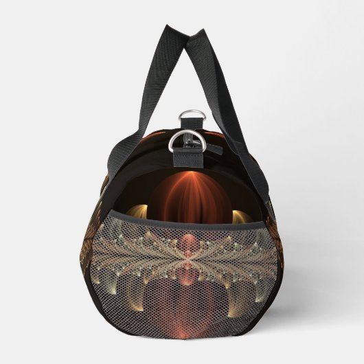 Fantasy Construction Shiny Abstrakt Fraktal Art Duffle Bag (Rechts)