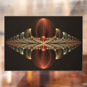 Fantasy Construction Shiny Abstrakt Fraktal Art Fensteraufkleber (Blatt 2)