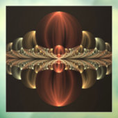 Fantasy Construction Shiny Abstrakt Fraktal Art Fensteraufkleber (Blatt 3)