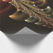 Fantasy Construction Shiny Abstrakt Fraktal Art Geschenkpapier (Ecke)