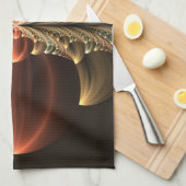 Fantasy Construction Shiny Abstrakt Fraktal Art Geschirrtuch (Viertel Falte)