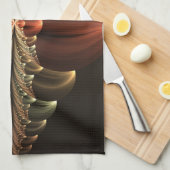 Fantasy Construction Shiny Abstrakt Fraktal Art Geschirrtuch (Viertel Falte)