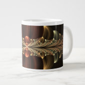 Fantasy Construction Shiny Abstrakt Fraktal Art Jumbo-Tasse (Vorderseite Rechts)