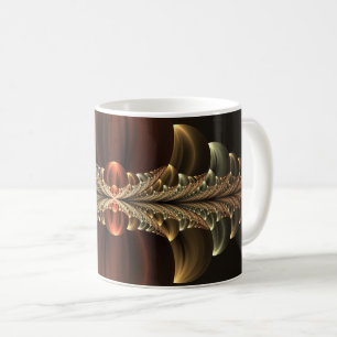 Fantasy Construction Shiny Abstrakt Fraktal Art Kaffeetasse
