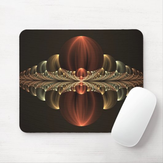 Fantasy Construction Shiny Abstrakt Fraktal Art Mousepad (Mit Mouse)