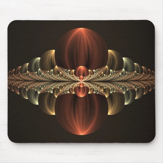 Fantasy Construction Shiny Abstrakt Fraktal Art Mousepad (Vorne)