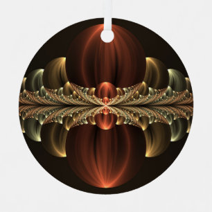 Fantasy Construction Shiny Abstrakt Fraktal Art Ornament Aus Metall