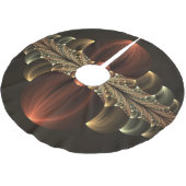 Fantasy Construction Shiny Abstrakt Fraktal Art Polyester Weihnachtsbaumdecke (Schrägansicht)