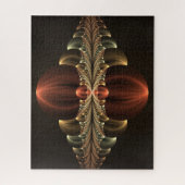 Fantasy Construction Shiny Abstrakt Fraktal Art Puzzle (Vertikal)