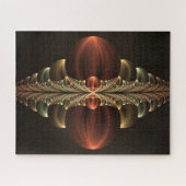 Fantasy Construction Shiny Abstrakt Fraktal Art Puzzle (Horizontal)