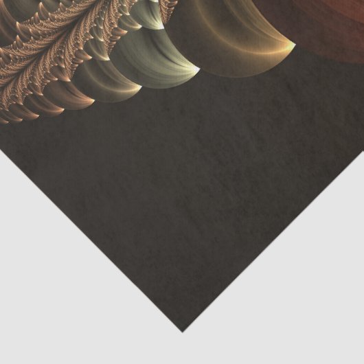 Fantasy Construction Shiny Abstrakt Fraktal Art Seidenpapier (Detail)