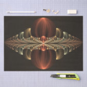 Fantasy Construction Shiny Abstrakt Fraktal Art Seidenpapier (Handwerk)