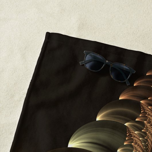 Fantasy Construction Shiny Abstrakt Fraktal Art Strandtuch (Beispiel)