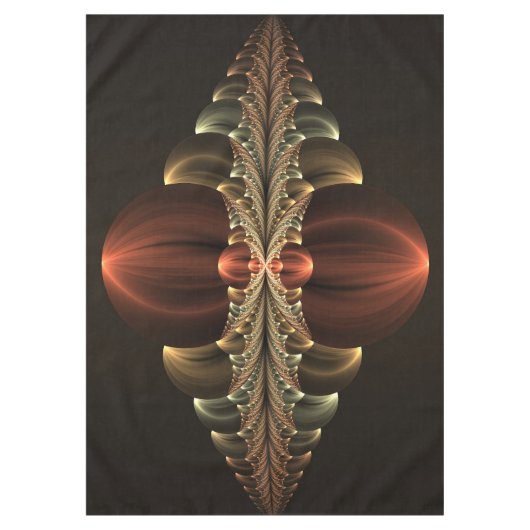 Fantasy Construction Shiny Abstrakt Fraktal Art Tischdecke (Vorderseite)