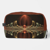 Fantasy Construction Shiny Abstrakt Fraktal Art Waschbeutel (Vorderseite)