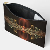 Fantasy Construction Shiny Abstrakt Fraktal Art Zubehörtasche (Offen)