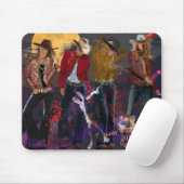 Fantasy Cowgirl, Personalisiertes Logo, Mousepad (Mit Mouse)