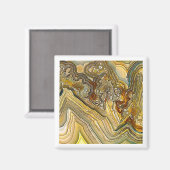 Fantasy Crazy Lace Agate Opus 01 Magnet (Vorderseite/Rückseite)