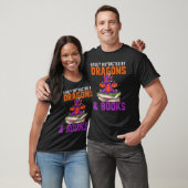 Fantasy Creature Librarian Book Reading Book Drag T-Shirt (Unisex)