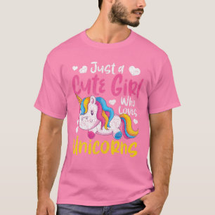 Fantasy Creature Lover Girls Niedlich Magic Un T-Shirt