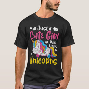 Fantasy Creature Lover Girls Niedlich Magic Un T-Shirt