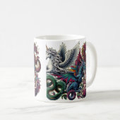 Fantasy Creatures Sticker Kaffeetasse (VorderseiteRechts)
