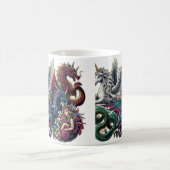 Fantasy Creatures Sticker Kaffeetasse (Mittel)