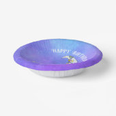 Fantasy Crescent Moon Hübsche Face Bunte Formen Pappteller (Gewinkelt)