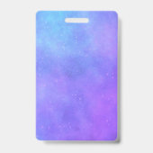 Fantasy Crescent Moon mit Face Decorations Lila Ausweis (Rückseite)