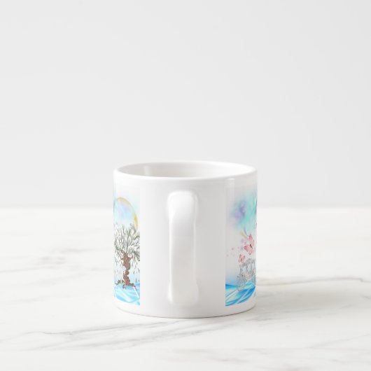 Fantasy Crystal Horriage Espressotasse (Rückseite)