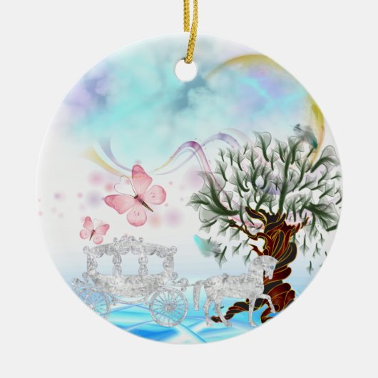 Fantasy Crystal Horriage Keramik Ornament (Vorne)