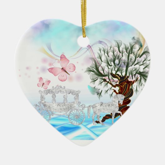 Fantasy Crystal Horriage Keramik Ornament (Vorne)