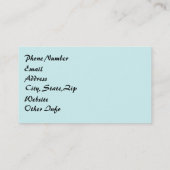 Fantasy Crystal Horriage Visitenkarte (Rückseite)