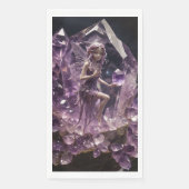 Fantasy Crystals Amethyst Fairy Serviette (Vorderseite)