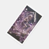 Fantasy Crystals Amethyst Fairy Serviette (Ecke)