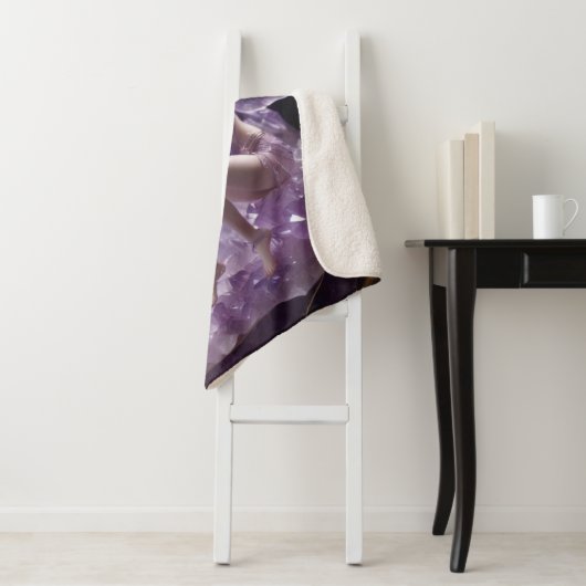 Fantasy Crystals Amethyst Fairy Sherpadecke (Beispiel)