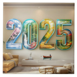 Fantasy Cute 2025 Vier Zahlen Fliese