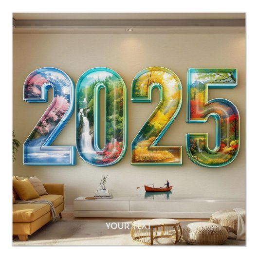 Fantasy Cute 2025 Vier Zahlen Poster (Vorderseite)