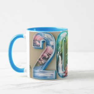 Fantasy Cute 2025 Vier Zahlen Tasse