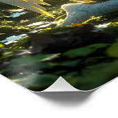 Fantasy Cute Angelic Figure Puzzle Poster (Ecke)
