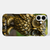 Fantasy Cute Brass Owl Skates Case-Mate iPhone Hülle (Rückseite (Horizontal))
